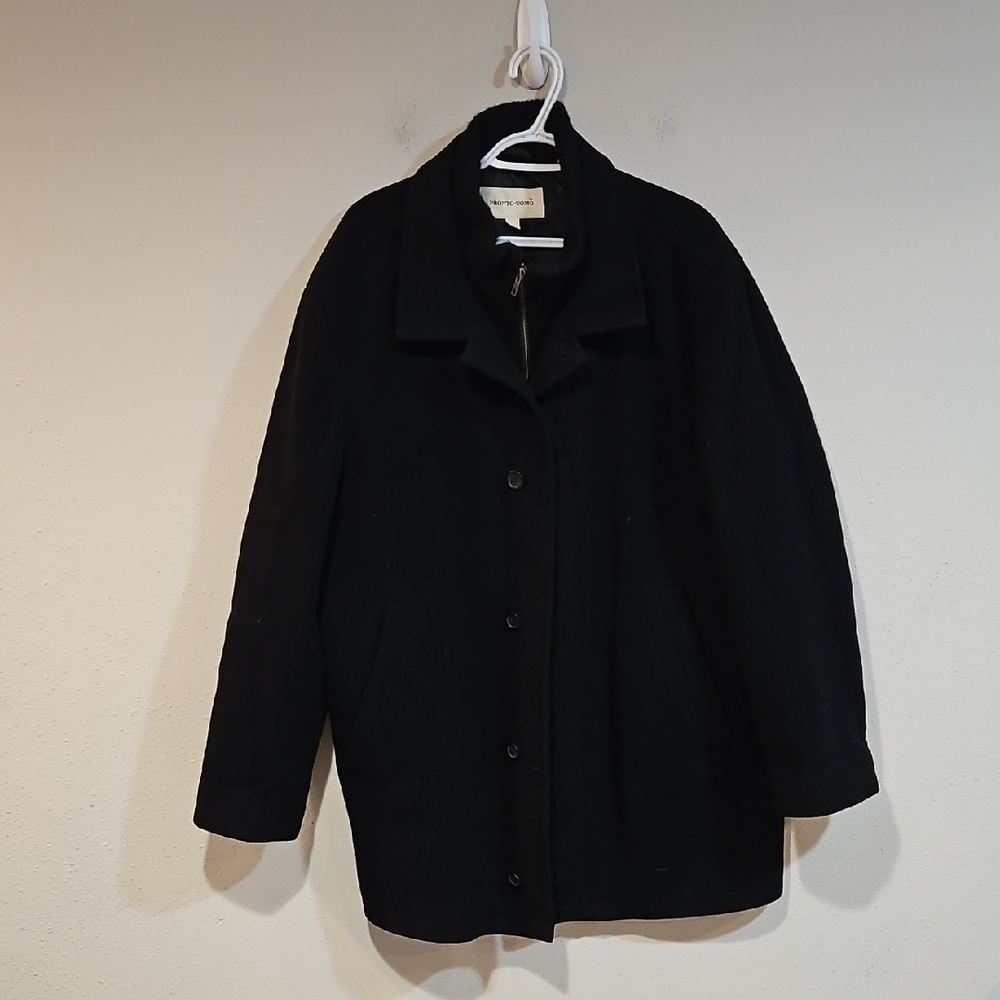 Pronto Uomo Wool Blend Coat